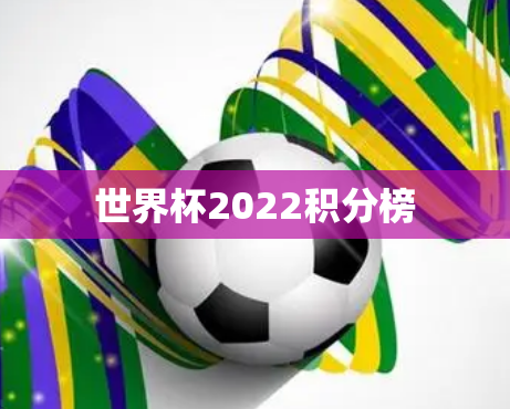世界杯2022积分榜